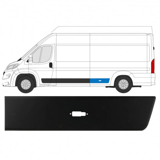 Moldura lateral traseira para Fiat Ducato 2018- / Esquerdo 7793