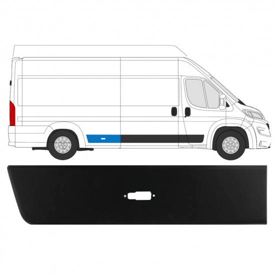 Moldura lateral traseira para Fiat Ducato 2018- / Direito 7792