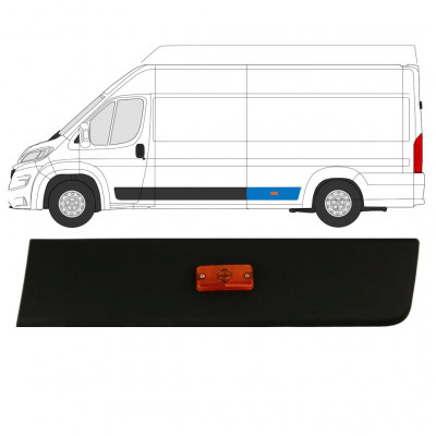 Moldura lateral traseira com Luz para Fiat Ducato 2018- / Esquerdo 7795
