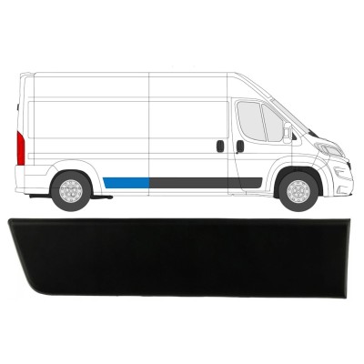 Moldura lateral do guarda-lamas traseiro para Opel Movano 2021- / Direito 15818