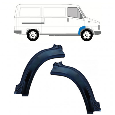 Painel de reparação do arco da roda dianteira para Fiat Ducato / C25 / J5 1981-1994 / Esquerda+Direita / Conjunto 9805