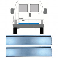 Painel de reparação das portas traseiras para Fiat Ducato / C25 / J5 1981-1994 / Esquerda = Direita (simétrico) / Conjunto 9858