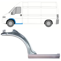 Painel de reparação da soleira com guarda-lamas dianteiro para Fiat Ducato 1994-2006 / Esquerdo / Conjunto 9902
