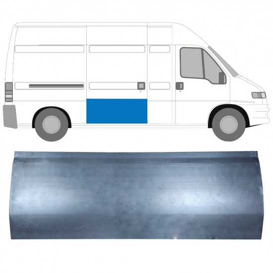Painel de reparação das portas deslizantes para Fiat Ducato Boxer Relay 1994-2006 / Esquerda = Direita (simétrico) 5759