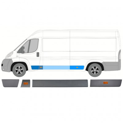 Conjunto de molduras com Luz para Fiat Ducato 2006- / Esquerdo /  10449