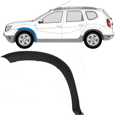 Moldura lateral do guarda-lamas dianteiro para Dacia Duster 2010-2017 / Esquerdo 16018