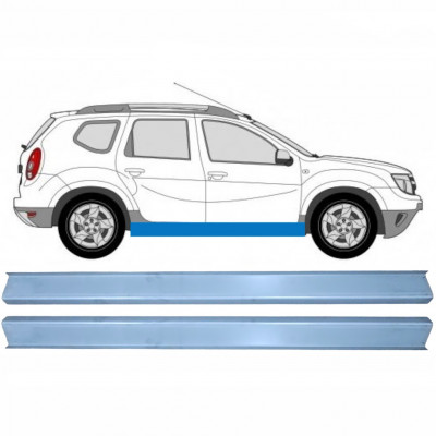 Painel de reparação da soleira para Dacia Duster 2010-2017 / Conjunto 11342