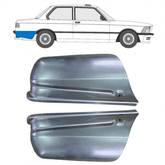 Painel de reparação do guarda-lamas traseiro para BMW 3 E21 1975-1984 / Esquerda+Direita / Conjunto 10275