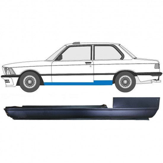 Soleira completa para BMW 3 E21 1975-1984 / Esquerdo 6410