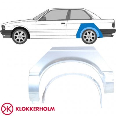 Painel de reparação interna e externa do guarda-lamas traseiro para BMW 3 E30 1982-1987 / Esquerdo / Conjunto 10849