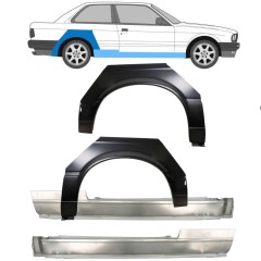 Soleira completa com reparação de guarda-lamas traseiro para BMW 3 E30 1982-1987 / Conjunto 11236