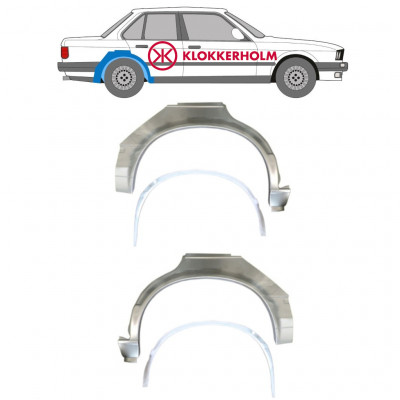 Painel de reparação interna e externa do guarda-lamas traseiro para BMW 3 E30 1982-1987 / Conjunto 10859