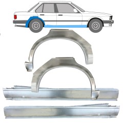 Soleira completa com reparação de guarda-lamas traseiro para BMW 3 E30 1982-1987 / Conjunto 11239