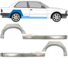 Soleira completa com reparação de guarda-lamas traseiro para BMW 3 E30 1987-1994 / Conjunto 11507