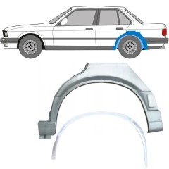 Painel de reparação interna e externa do guarda-lamas traseiro para BMW 3 E30 1987-1994 / Esquerdo / Conjunto 10861