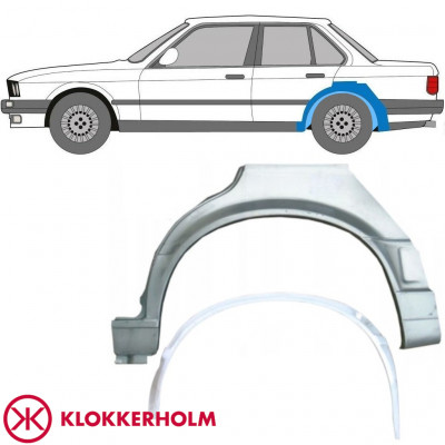 Painel de reparação interna e externa do guarda-lamas traseiro para BMW 3 E30 1987-1994 / Esquerdo / Conjunto 10861