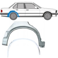 Painel de reparação interna e externa do guarda-lamas traseiro para BMW 3 E30 1987-1994 / Direito / Conjunto 10860