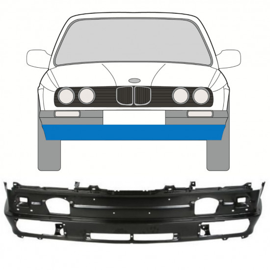 Painel de reparação interna dianteira para BMW 3 E30 1987- 11554