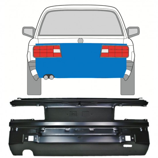 Painel de reparação da travessa traseira para BMW 3 E30 1987-1994 11382