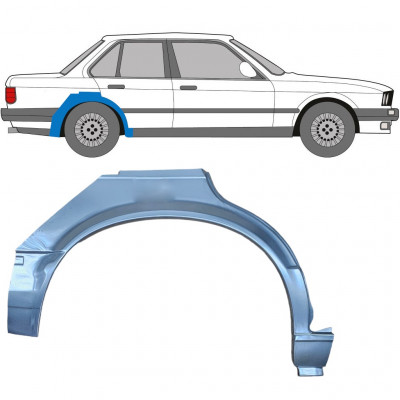 Painel de reparação do guarda-lamas traseiro para BMW 3 E30 1982-1987 / Direito 6390