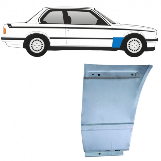 Painel de reparação do guarda-lamas dianteiro para BMW 3 E30 1982-1994 / Direito 11481