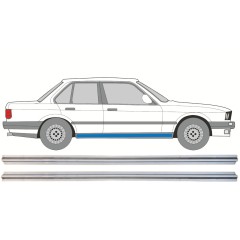 Painel de reparação interna da soleira para BMW 3 E30 1982-1994 / Esquerda+Direita / Conjunto 15110