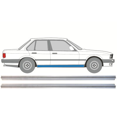 Painel de reparação interna da soleira para BMW 3 E30 1982-1994 / Esquerda+Direita / Conjunto 15110