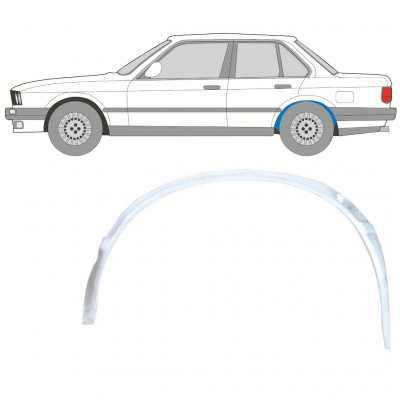 Painel de reparação interna do arco da roda traseira para BMW 3 E30 1982- / Esquerdo 10846