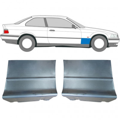 Painel de reparação do guarda-lamas dianteiro para BMW E36 3 1990-2000 / Esquerda+Direita / COUPE / Conjunto 6209