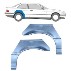 Painel de reparação do guarda-lamas traseiro para BMW 3 E36 1990-2000 / Esquerda+Direita / COUPE / Conjunto 6392