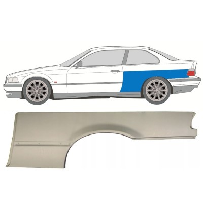 Painel de reparação do guarda-lamas traseiro para BMW 3 E36 1990-2000 / Esquerdo / COUPE 16384
