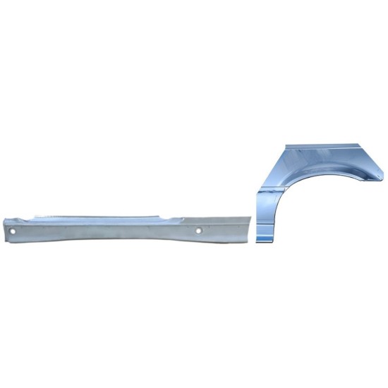 Soleira completa com reparação de guarda-lamas traseiro para BMW 3 E36 1990-2000 / Esquerdo / COUPE / Conjunto 17024