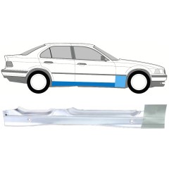 Soleira completa com reparação de guarda-lamas dianteiro para BMW 3 E36 1990-2000 / Direito / Conjunto 11205