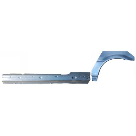 Soleira completa com reparação de guarda-lamas traseiro para BMW 3 E46 1998-2006 / Esquerdo / COUPE / Conjunto 17060
