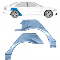 Painel de reparação do guarda-lamas traseiro para BMW E46 3 1998-2005 / Esquerda+Direita / Conjunto 6204