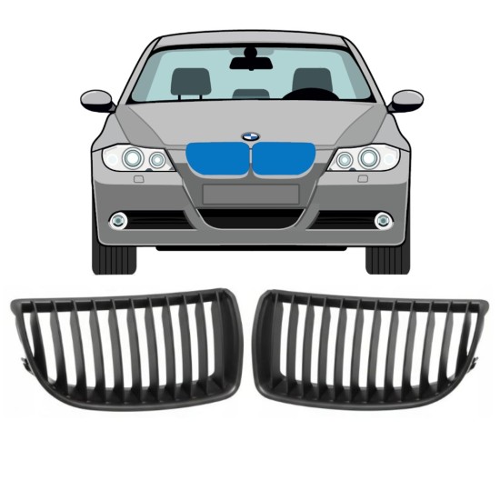 Grelha para BMW 3 E90 2004-2008 / Esquerda+Direita 16309