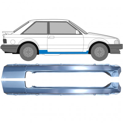 Soleira completa para Ford Escort 1980-1986 / Esquerda+Direita / Conjunto 9503
