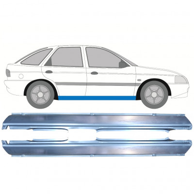 Soleira completa para Ford Escort 1995-2000 / Esquerda+Direita / Conjunto 9775