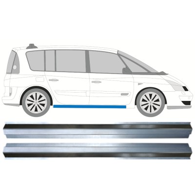 Painel de reparação da parte inferior da soleira para Renault Espace 2002-2015 / Esquerda+Direita / Conjunto 14987