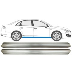 Painel de reparação da soleira para Seat Exeo 2008-2013 / Esquerda+Direita / Conjunto 12613