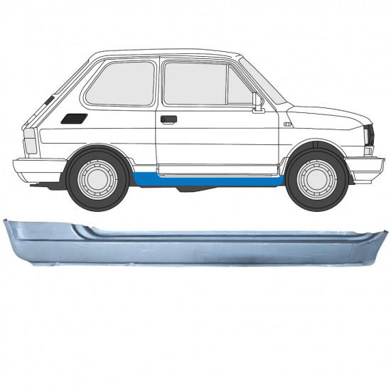 Painel de reparação da soleira para Fiat 126p 1972-2000 / Direito 8869