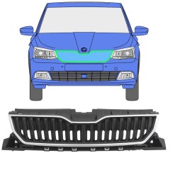 Grelha para Skoda Fabia 2014-2018 / Conjunto 7543