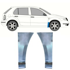 Painel de reparação do guarda-lamas dianteiro para Skoda Fabia I 1999-2007 / Esquerda+Direita / Conjunto 10595