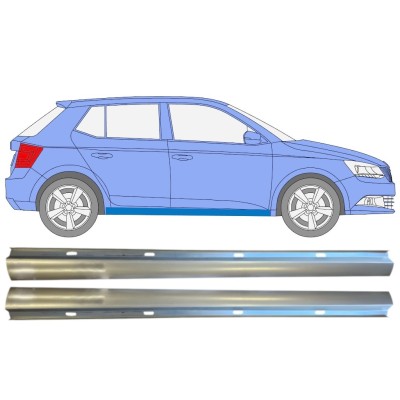 Painel de reparação da parte inferior da soleira para Skoda Fabia 2014- / Esquerda+Direita / Conjunto 14817