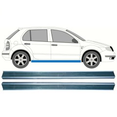 Painel de reparação da soleira para Skoda Fabia I 1999-2007 / Esquerda = Direita (simétrico) / Conjunto 10313