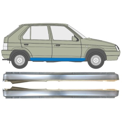 Soleira completa para Skoda Favorit 1989-1995 / Esquerda+Direita / Conjunto 14881