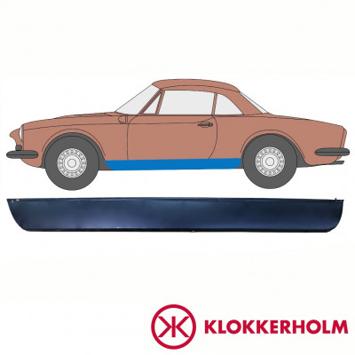 Painel de reparação da soleira para Fiat 124 Spider 1966-1985 / Esquerdo 10716