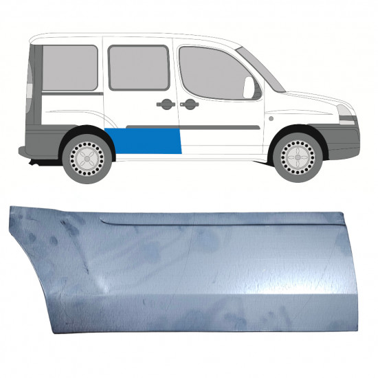 Painel de reparação das portas deslizantes para Fiat Doblo 2001-2010 / Direito 7709