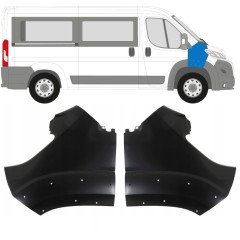 Guarda-lamas dianteiro para Fiat Ducato 2014-2018 / Esquerda+Direita / Conjunto 10557