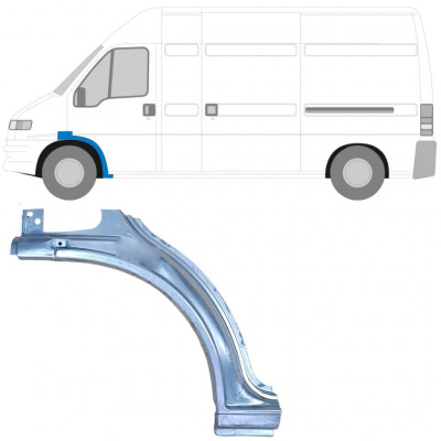 Painel de reparação do arco da roda dianteira para Fiat Ducato Boxer Relay 1994-2006 / Esquerdo 5566